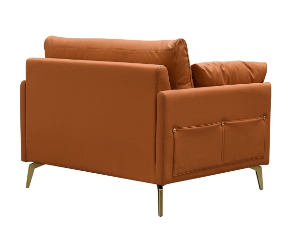 Кресло CALIFORNIA NAPPA SF002 коричневый