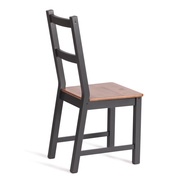 Стул деревянный Соната коричневый, твердое сиденье, без подлокотников