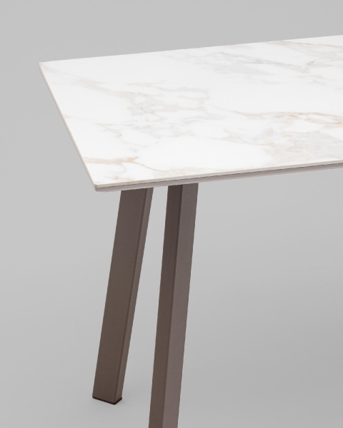 Стол Райли нераскладной 100*70*75 см столешница МДФ керамика Carla Larkin глянец