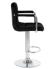 Стул барный KRUGER ARM черный велюр MJ9-101