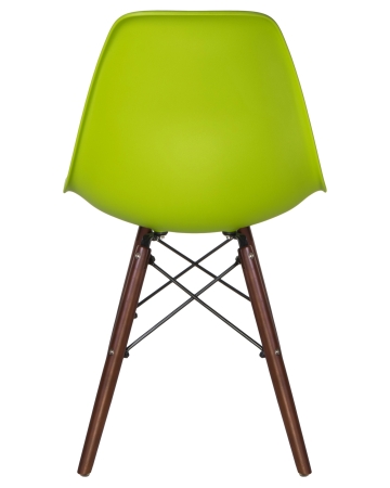Стул обеденный LMZL-PP623 ножки темный бук сиденья салатовый