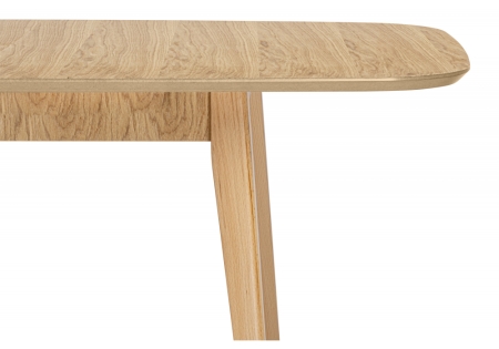 Стол деревянный Адель 145(190)x80 светлое дерево