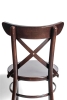 Деревянный стул венский Terra темный орех с твердым сиденьем