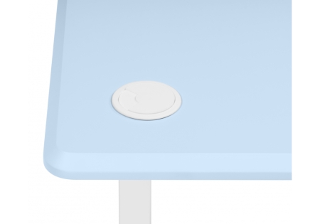 Компьютерный стол Маркос 120х75 голубой, белый