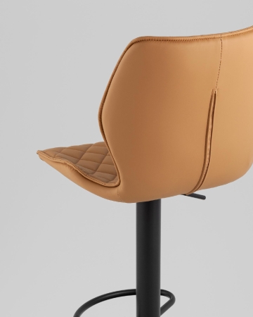 Стул барный Dome экокожа коричневый 2 шт.