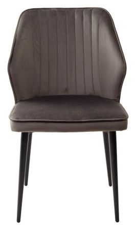 Стул SEATTLE-V графит #14 велюр, черный каркас