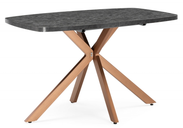 Стол деревянный Кортез 32 116(160)x77 раздвижной малави, медь