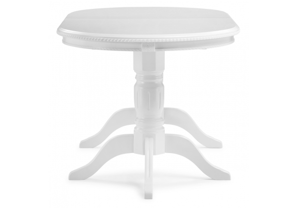 Стол деревянный Эвклаз овальный белый