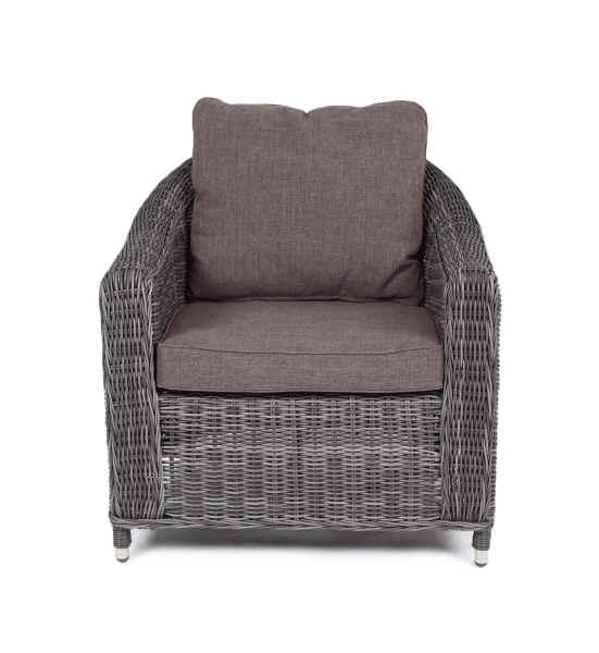 "Кон Панна" кресло из искусственного ротанга, графит