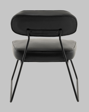 Кресло Kate new ткань экокожа черный