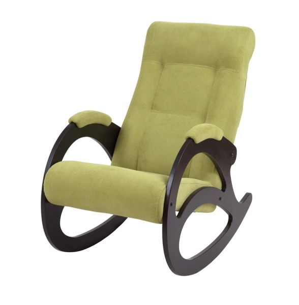 Кресло-качалка Орион 4 венге, зеленый