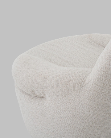 Кресло лаунж Fir светло-серый