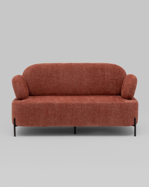 Диван Кэнди ткань букле коралловый