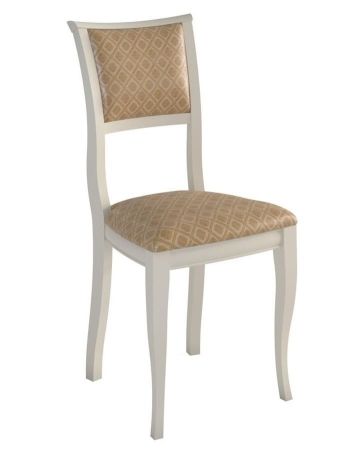 Обеденная группа стол Эгина + стул Кентавр 4 шт. эмаль 11, ткань стула Santa Beige