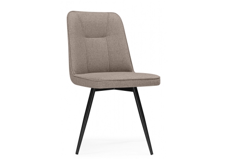 Стул на металлокаркасе Texas 3 поворотный светло-коричневый, черный