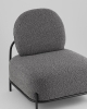 Кресло Стоун new ткань букле темно-серый