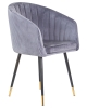 Стул обеденный MARY серый велюр 1922-19
