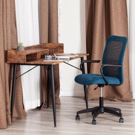 Кресло STAFF синий и серый