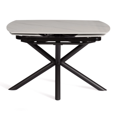 Стол обеденный Winston белый, металл и керамика, прямоугольная столешница