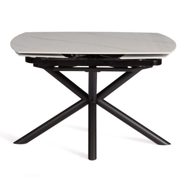 Стол обеденный Winston белый, металл и керамика, прямоугольная столешница