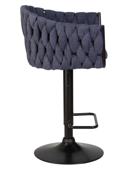Набор 2 шт Стул барный LEON, синяя ткань (LAR-275-29)