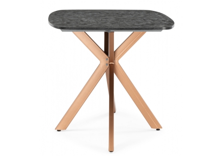 Стол деревянный Кортез 116(160)x77 раздвижной малави, медь