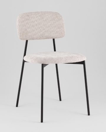 Стул Chao светло-серый черные ножки 4 шт.