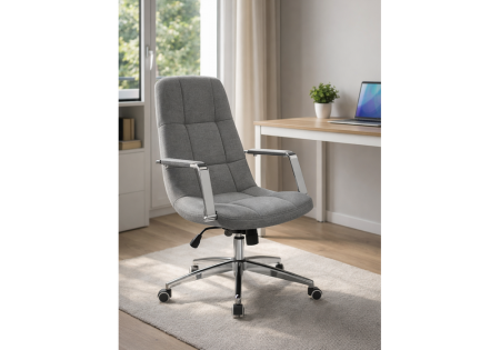 Офисное кресло Cradle шенилл серый