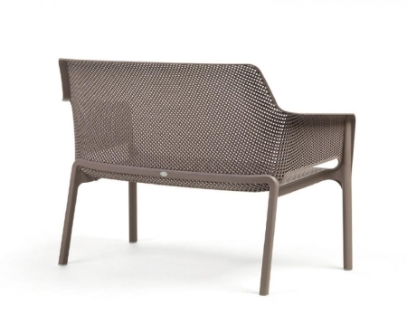 Диван пластиковый Net Bench бежевый