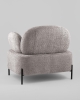Кресло Кэнди ткань букле светло-серый