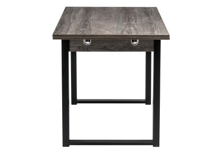 Стол деревянный Форли дуб рошелье, черный матовый