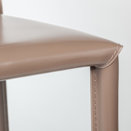 Стул полубарный Austin, кожа капучино