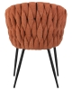 Стул обеденный MATILDA оранжевая ткань LAR 275-27