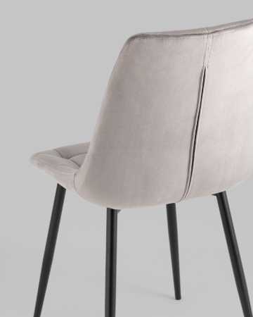 Стул Флекс New велюр светло-серый 4шт.