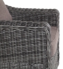 "Кон Панна" кресло из искусственного ротанга, графит