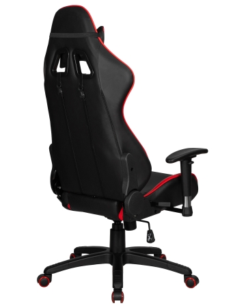 Кресло игровое BRIAN черно-красная экокожа