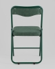 Стул складной Джонни рогожка зеленая каркас зеленый