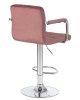 Стул барный KRUGER ARM пудрово-розовый велюр MJ9-32