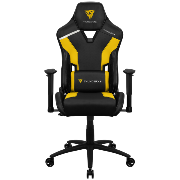 Кресло компьютерное игровое ThunderX3 TC3 Bumblebee Yellow