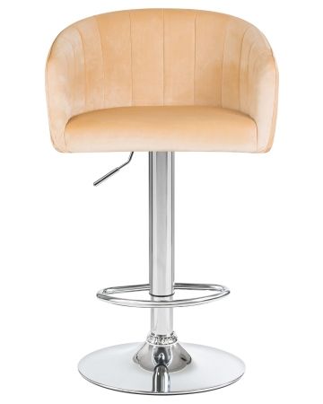 Стул барный DARCY песочный велюр 1922-3