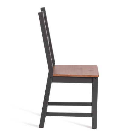 Стул деревянный Соната коричневый, твердое сиденье, без подлокотников