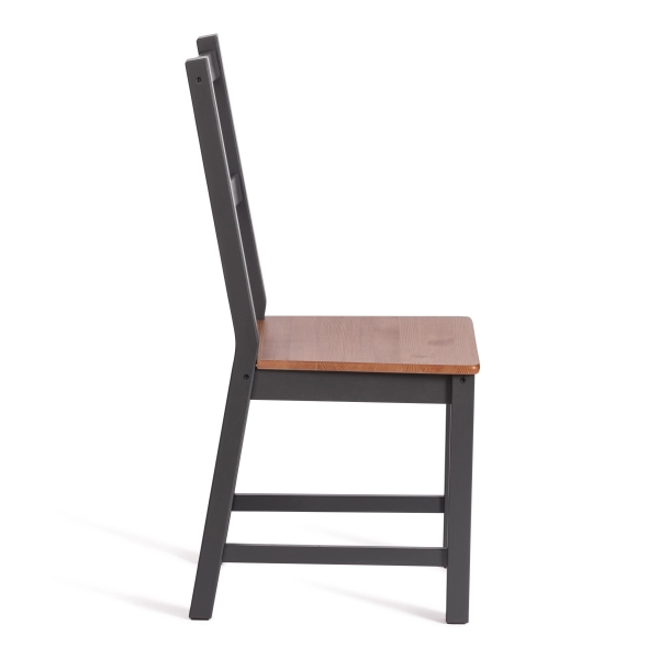 Стул деревянный Соната коричневый, твердое сиденье, без подлокотников