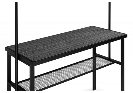 Барный стол Сари 120х50х171 дпк графит, черный