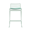 Стул полубарный Danny зеленый с подушкой