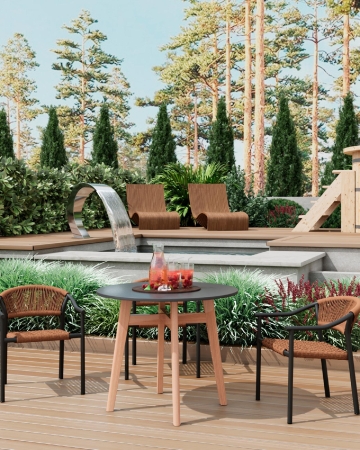 Стул Syna светло-коричневый серые ножки