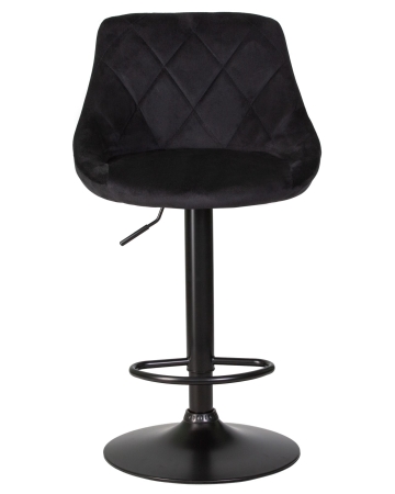 Набор 2 шт Стул барный LOGAN BLACK, черный велюр (MJ9-101)