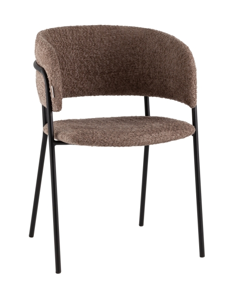 Кресло Нэлли New букле коричневый