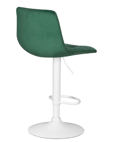 Стул барный TAILOR WHITE зеленый велюр MJ9-88