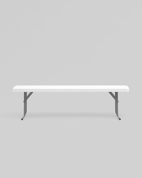 Скамейка складная Кейт 152*25*42 см белая