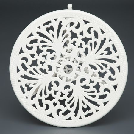 Комплект Secret De Maison Romance (стол + 2 стула) алюминиевый сплав, D60/H67, 53х41х89 см, белый